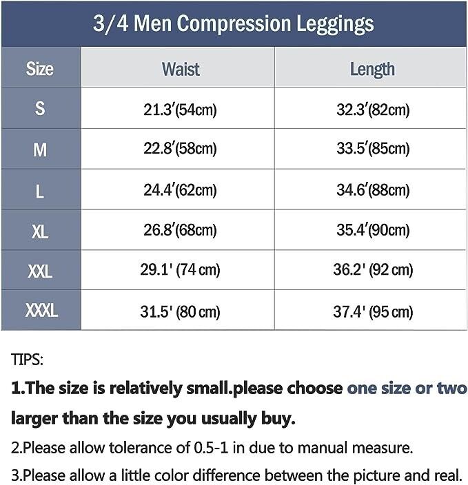 Men's 3/4 Basketball Compression Tights with Knee Pads