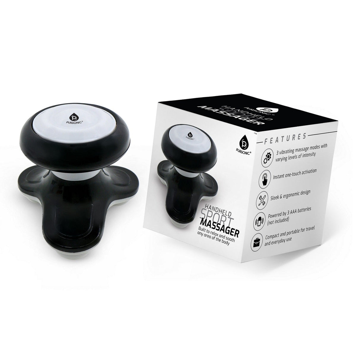 Handheld deep-tissue sport massager