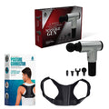 Posture corrector and pro massage gun bundle