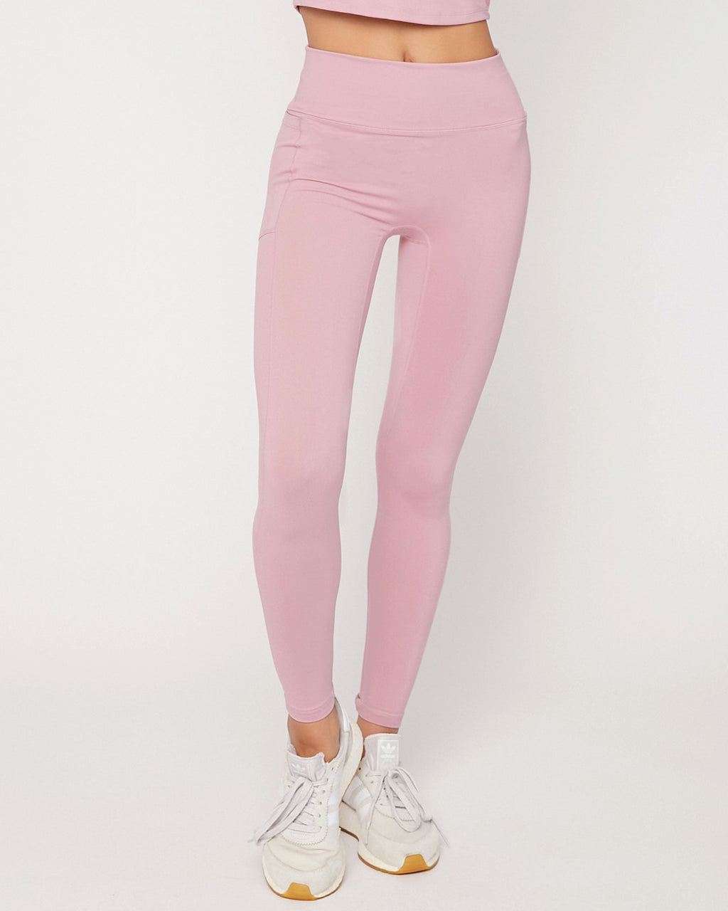 High-waisted legging with side pocket, 26 inch inseam