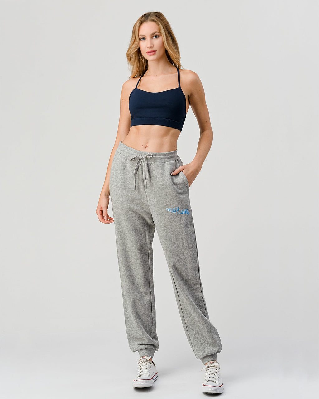 French terry sweatpants, 27 inch inseam